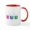 White/Red Inside, variant on CafePress - Easter Egg Dye Mugs - 11 oz Ceramic Mug - Novelty Coffee Tea Cup
