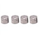 thumbnail image 5 of Tuercas de seguridad central NQ 4 Piezas de aluminio Plata para Axial SCX10 TRX4 1/10 RC Crawler, 5 of 5