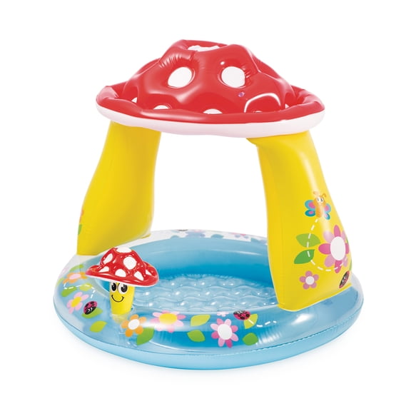 Intex Inflatable Mushroom Water Play Center Kid Baby Swimming Pool Ages 1-3