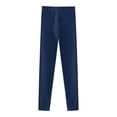 thumbnail image 3 of Haitryli Kids Girls Ballet Dance Leggings Pants Gymnastic Yoga Skating Tights Workout Athletic Trousers Navy Blue 8, 3 of 5