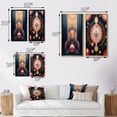 thumbnail image 4 of Designart "Geometry of Consciousness Contemporary Art III" Modern Geometric Framed Wall Art Set Of 2 - Modern Pink Framed Wall Art Set Of 2, 4 of 6