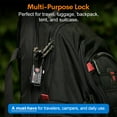 thumbnail image 7 of FORGE TSA Locks for Luggage, TSA Approved, Black 2 Pack, Alloy Body with Lifetime Warranty., 7 of 7