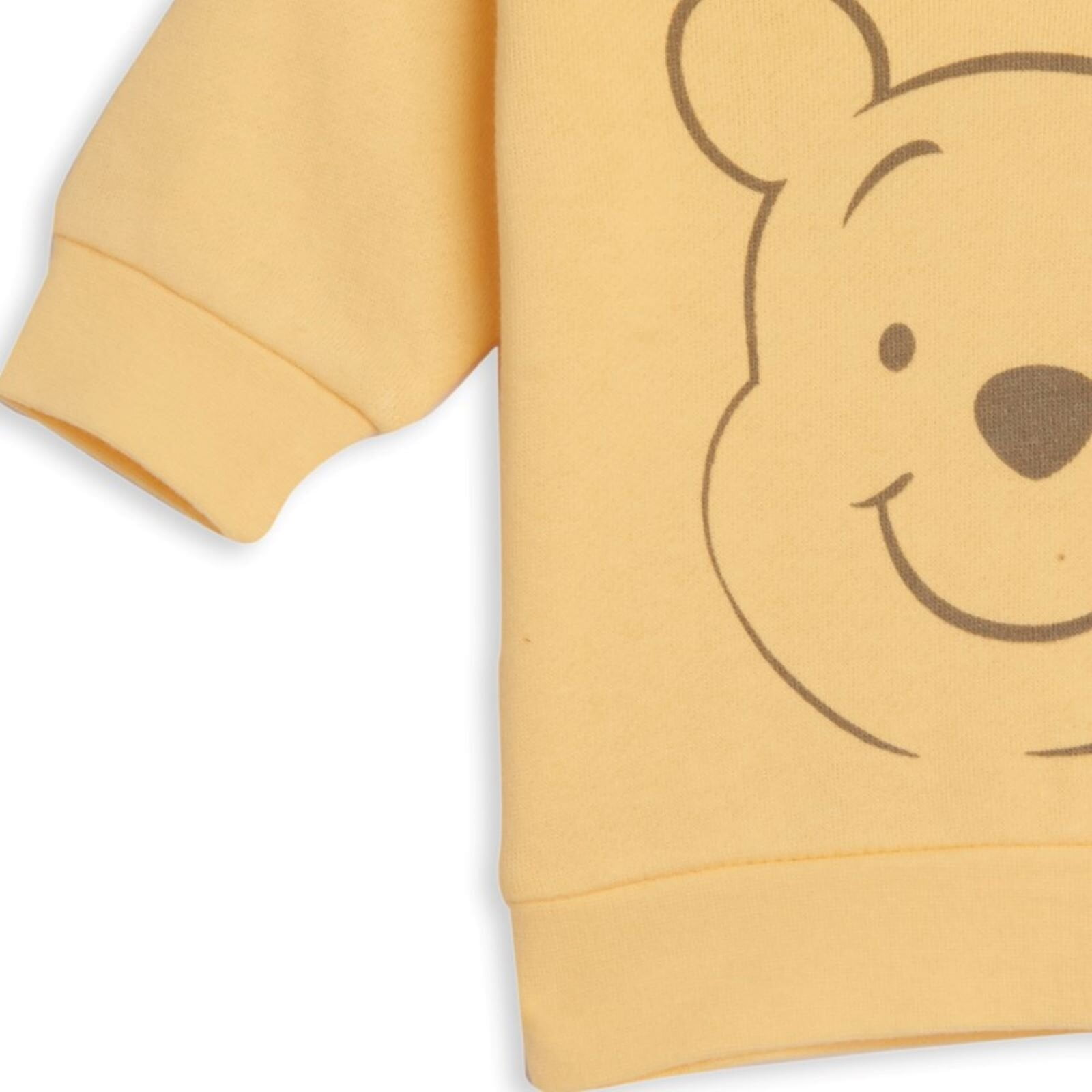 Disney Winnie the Pooh Newborn Baby Boy or Girl Hoodie Bodysuit and Pants 3 Piece Outfit Set Newborn to Infant