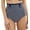 Navy/White, variant on NAVY/WHITE Britt High Waist Bikini Swim Bottom, US 2X-Large, UK 18