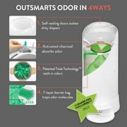 Prince Lionheart MY TWIST’R™ Diaper Disposal System | Outsmart Odors| Drop – Step - Done® | Easy to use | Designed to Last | High Capacity Bags | Personalize to Match Nursery