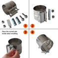 thumbnail image 4 of Pinzas de escape Shineyoo de acero inoxidable de 3 pulgadas (paquete de 2), 4 of 6