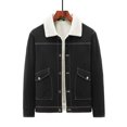 thumbnail image 2 of Vedolay Men's and Big Men's Long Cardigan Blazer Jackets Fall Dressy Casual Jackets Black,L, 2 of 5
