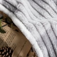 thumbnail image 4 of LuxeLiving Soft Thick Flock Blanket, Nap Blanket, Beds Sofas Use, Ultimate Comfort, Striped Design, Warmth, Winter Bedding, Stylish Home Decor, 4 of 7
