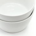 thumbnail image 3 of Martha Stewart Everyday Selma 2 Piece 5.75 Inch Fine Ceramic Cereal Bowl Set in White, 3 of 5
