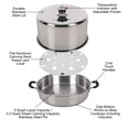 thumbnail image 3 of Kitchen Crop Steam Canner with Temperature Indicator (Stainless Steel Steam Canner), 3 of 6