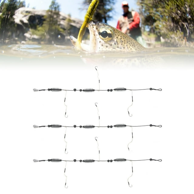 JUEGO DE CESTA DE TRAMPA DE JAULA DE PESCA COBO DE SEÑUELO