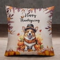 thumbnail image 2 of Happy Thanksgiving Corgi Welcome Thankful Fall Autumn Pumpkin Pillowcase Double Sided Welsh Corgi Dog Lover Gifts Idea Pillow Case Covers - 02021, 2 of 3