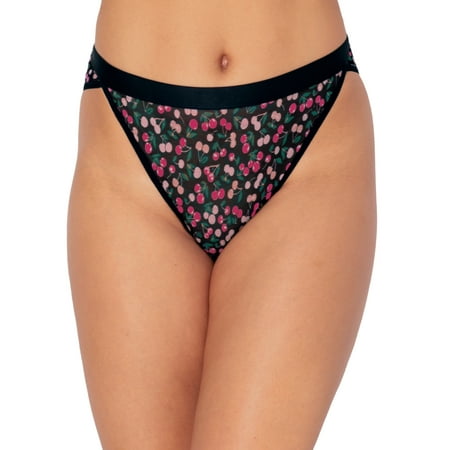 

No Boundaries Juniors High Leg Sheer Mesh Bikini Panty 3-Pack Style-NB485PK