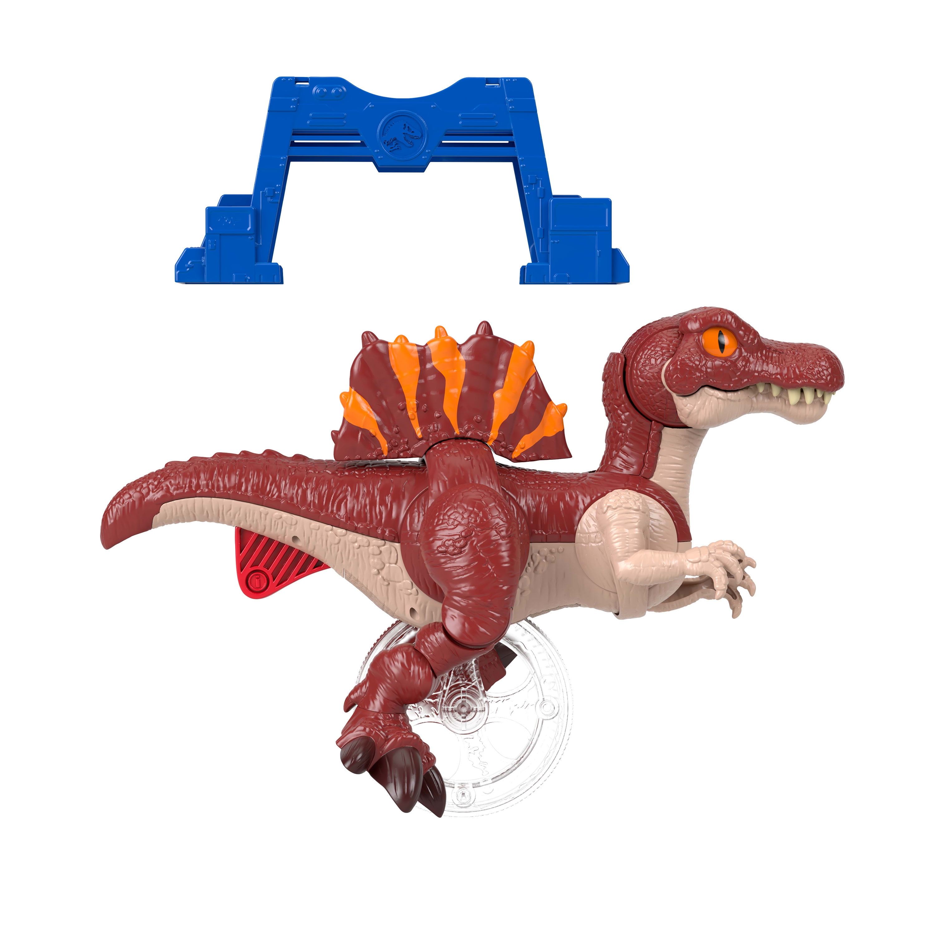 Fisher-Price Imaginext Jurassic World Rebirth Sprinting Spinosaurus Dinosaur Toy with Lunge & Chomp