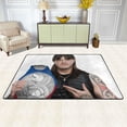 thumbnail image 2 of Dominik Mysterio Rug, Ultra Soft Flannel Area Rug With Non-Slip Backing, Plush Memory Foam Carpet Rug For Bedroom, Living Roo,M Dining Ro,Om Playroom, Absorbent Washable Floor Mat, 2 of 7