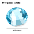 thumbnail image 2 of Flatback Crystal Rhinestones, Flat Back Crystals for Craft Clothes Nail Face Art, 2 of 5