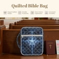 thumbnail image 4 of FOR U DESIGNS Wolf Lightning Print Bible Case for Women Men Quilted Bible with Case Multifunctional Carrying Organizer Bag Christian Bible Accessories with Handle, 4 of 7
