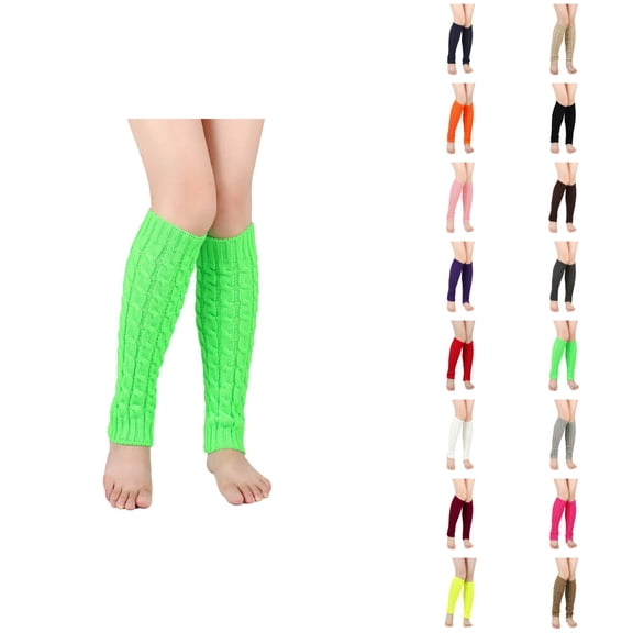 Cable Knit Leg Warmer Compression Socks for Women – Slouchy Eight-Shape Design, Trendy European Style, Ideal for Boot Layering and Outdoor Winter Fashion