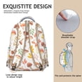 thumbnail image 3 of Boho Mushroom Students Backpack Vintage Magical Forest and Woodland Fairy Tale Mushroom Design Psychedelic Trippy School Bag, 3 of 6