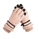 thumbnail image 1 of Guantes de esquí para hombre y mujer, de algodón y forro polar grueso, antideslizantes, con pantalla táctil, para exteriores, montañismo, ciclismo, a prueba de viento, impermeables, 1 of 4
