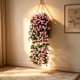 thumbnail image 5 of Flores colgantes de glicinia artificial, enredaderas colgantes de seda, guirnalda de glicinia artificial para cubrir arcos de boda, muros, vallas de jardín, decoración de interiores y, 5 of 6