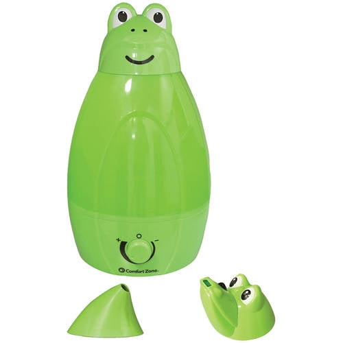 Comfort Zone Ultrasonic Cool Mist Humidifier with Bonus Spouts