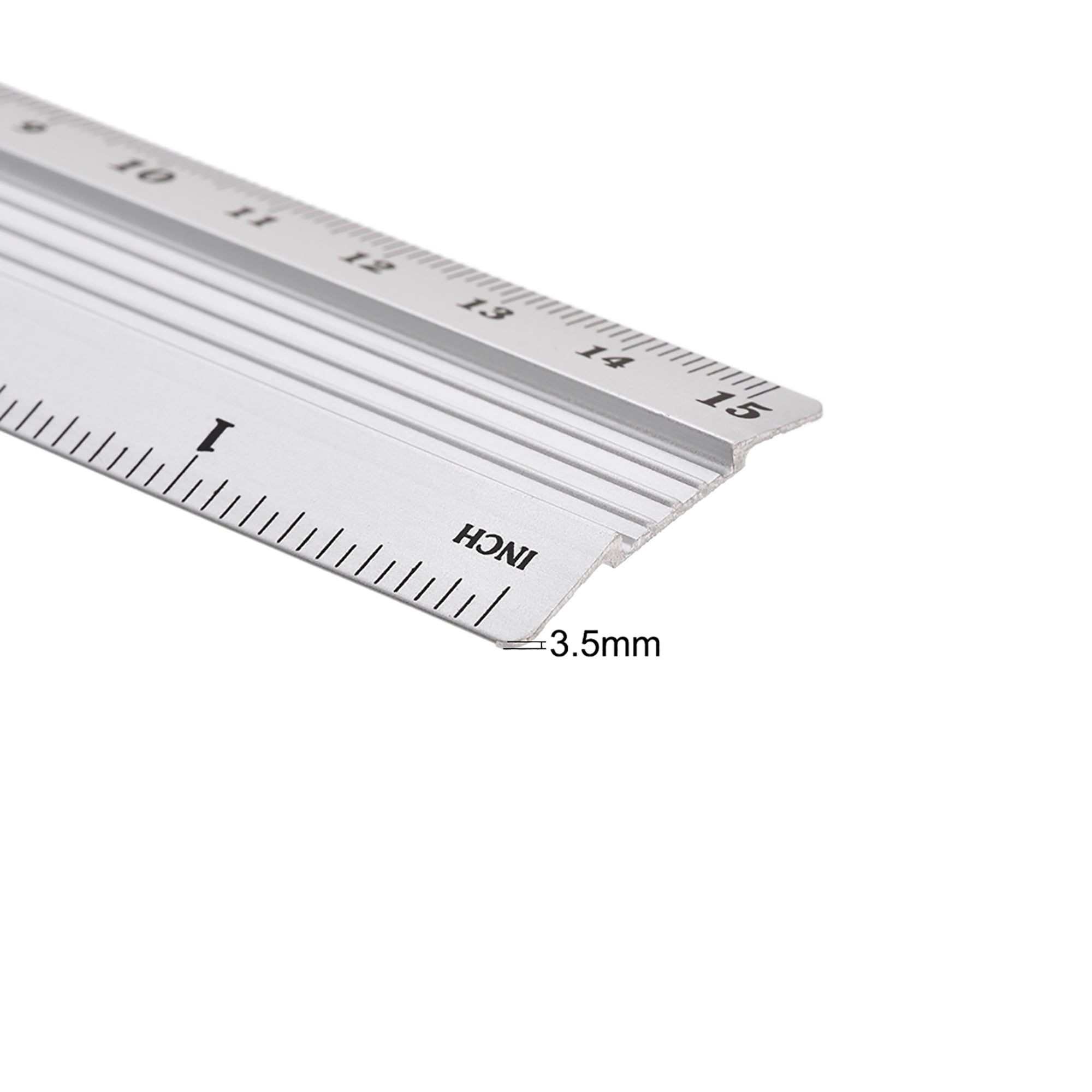 STOBOK Drawing Ruler Aluminium Alloy Drawing Ruler Cm Ruler Scale