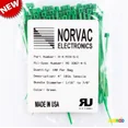 thumbnail image 2 of 1000 4" Inch Long 18# Pound Zip Tie Nylon Cable Green Ties Wraps Made In Usa, 2 of 3