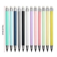 thumbnail image 2 of Eternal Pencil 12 Pack, Inkless Infinity Pencil with Eraser Tips, No Sharpening Sketch Pencil Set for Students, Writing and Drawing - Black Lead, 2 of 8