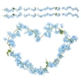 thumbnail image 1 of guirnaldas de flores artificiales colgantes para decoración de fiestas y bodas (estambres de color aleatorio), 1 of 7