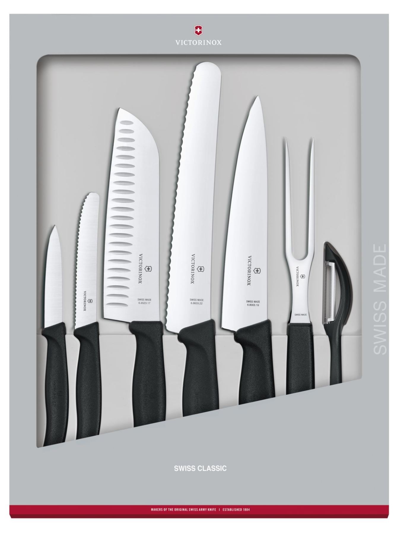 Victorinox Swiss Army Swiss Classic 7Piece Professional Kitchen Knife