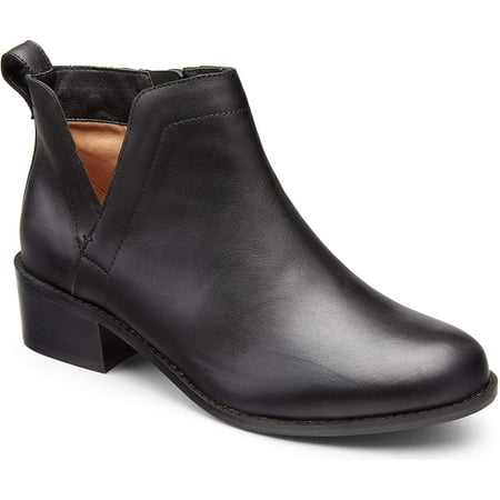 vionic clara ankle boot leopard