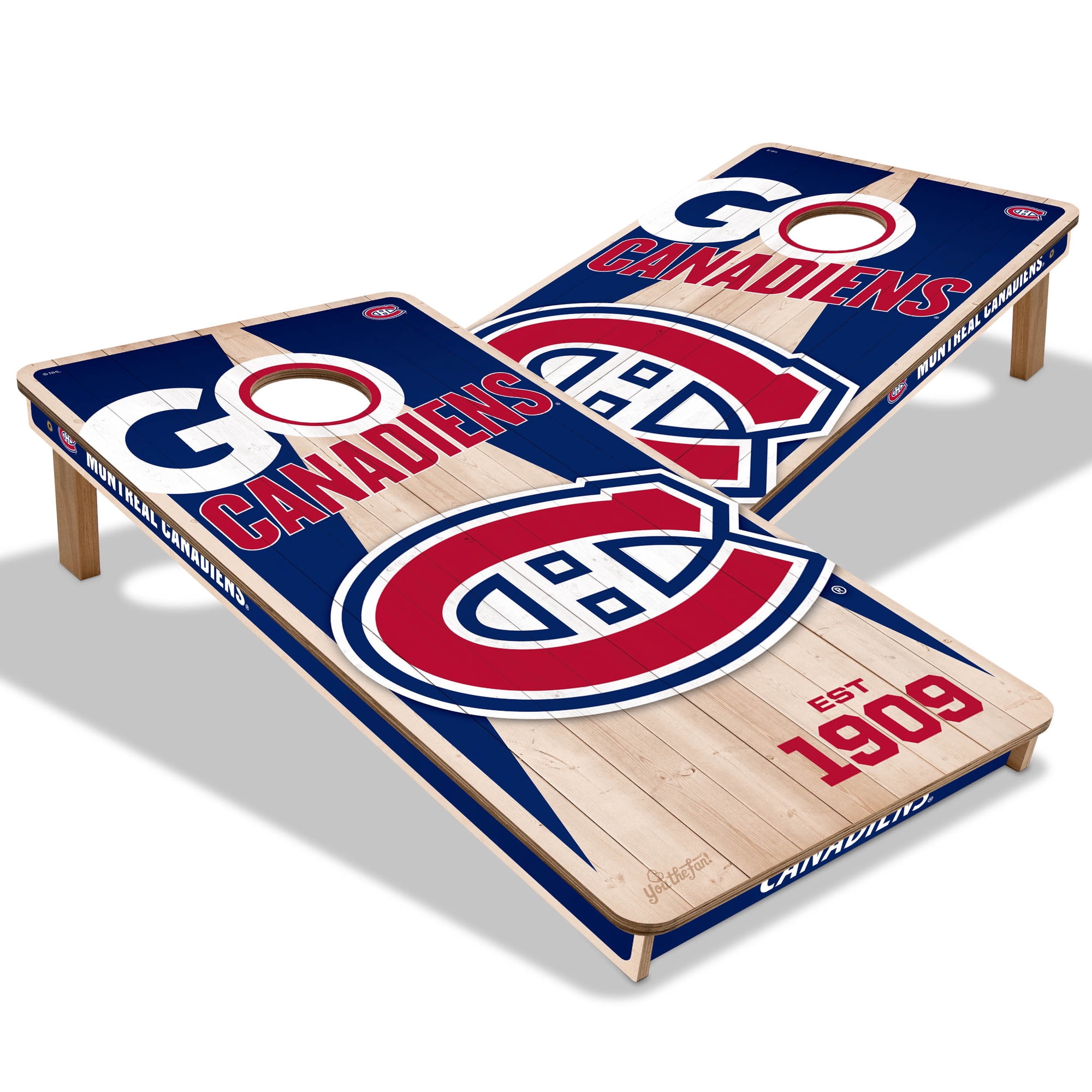 YouTheFan NHLMontreal Canadiens 2 x 4 Cornhole Game No Bags