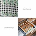 thumbnail image 6 of Placemats Set of 8, Green Eucalyptus Leaves Woven Placemat, Linen Place Mats for Kitchen/Dining Tables, Daisy Floral Washable Table Mats for Party, 6 of 8