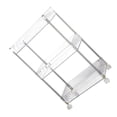 thumbnail image 3 of Minkissy Chariot Pliable Rangement Multifonctionnel Design à Roues Coulissantes Plastique 1 Pcs, 3 of 7