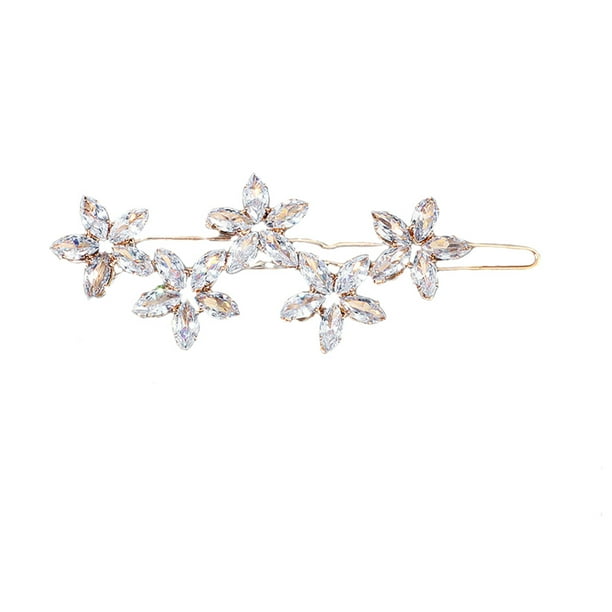 1pc flor diseño pelo accesorio para el cabello elegante horquilla cabello bang abrazadera