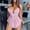 Pink, variant on Idoravan Womens Nightgown Chemise Sleeveless Sleepwear Full Slip Backless Pajamas Nightdress