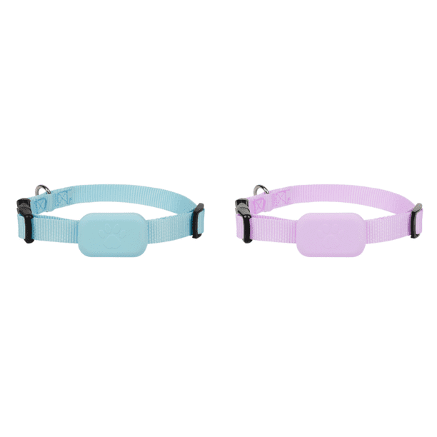 Collar para IOS Perro Rastreador Antipérdida Ajustable Gatos () Azul