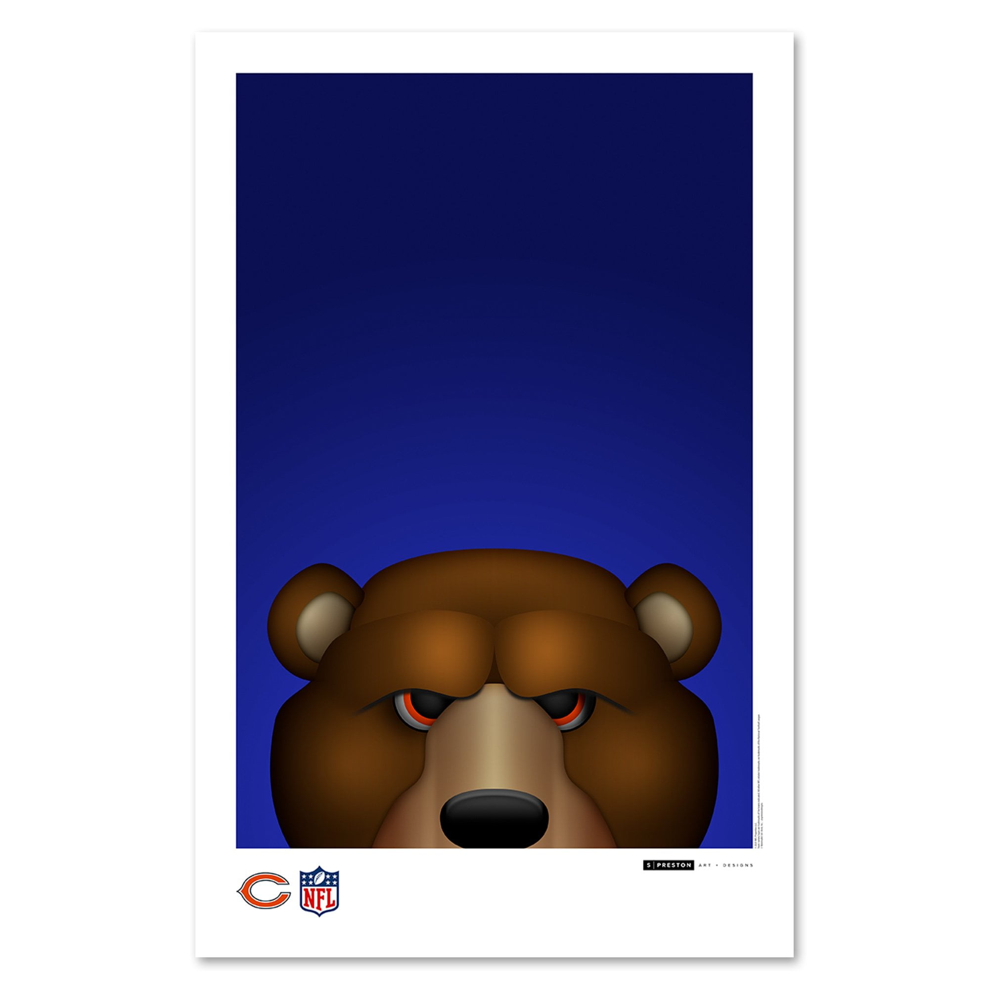 Minimalist Staley Da Bear 11 X 17 Art Poster Walmart Com Minimalist Staley Da Bear 11 X 17 Art Poster Walmart Com