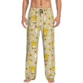thumbnail image 1 of Fotbe Cute Bee Gnomes Pantalones de Pijama para Hombre, Pantalones de Dormir, Pantalones de Casa con Cintura Ajustable y Bolsillos-X-Large, 1 of 6