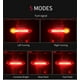 thumbnail image 4 of JM Luz de bicicleta, luz trasera recargable por USB, luz trasera de advertencia para bicicleta, linterna LED intermitente remota inalámbrica inteligente para bicicleta ER, 4 of 5