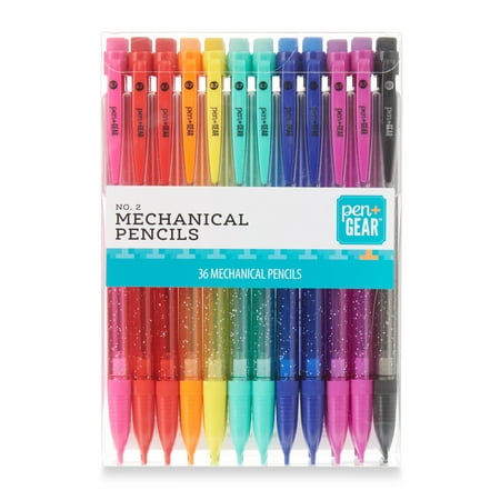 Pen+Gear Mechanical Pencils, Glitter, 36 Count