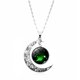 thumbnail image 5 of Collar de luna nueva de los 12 deseos del zodíaco Collar de luna con gemas del tiempo de los 12 zodíacos, 5 of 6