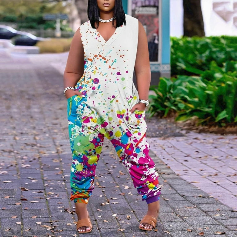 Colorful jumpsuits and rompers on sale