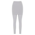thumbnail image 5 of RYRJJ Skirted Leggings for Women Athletic Skirt with Leggings Tennis Skirt Yoga Running Golf Skirts(Gray,L), 5 of 7
