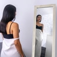 thumbnail image 7 of Head West Brushed Nickel Full Size Free Standing Easel Dressing Mirror - 18" x 64", 7 of 7