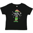 thumbnail image 3 of Inktastic Funny Christmas I'm the Cute Elf with Shoes and Hat Boys or Girls Baby T-Shirt, 3 of 5