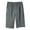 Dark Gray, variant on hotojiny Men's Capri Cargo Shorts Big and Tall Elastic Waist Below Knee 3/4 Shorts Casual Outdoor Hiking Capris Streetwear