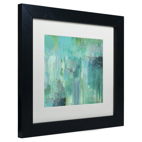 Color Bakery 'Aqua Circumstance II' Matted Framed Art