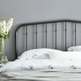 thumbnail image 3 of Modway Lennon Queen Modern Powder Coated Iron Headboard in Black, 3 of 8